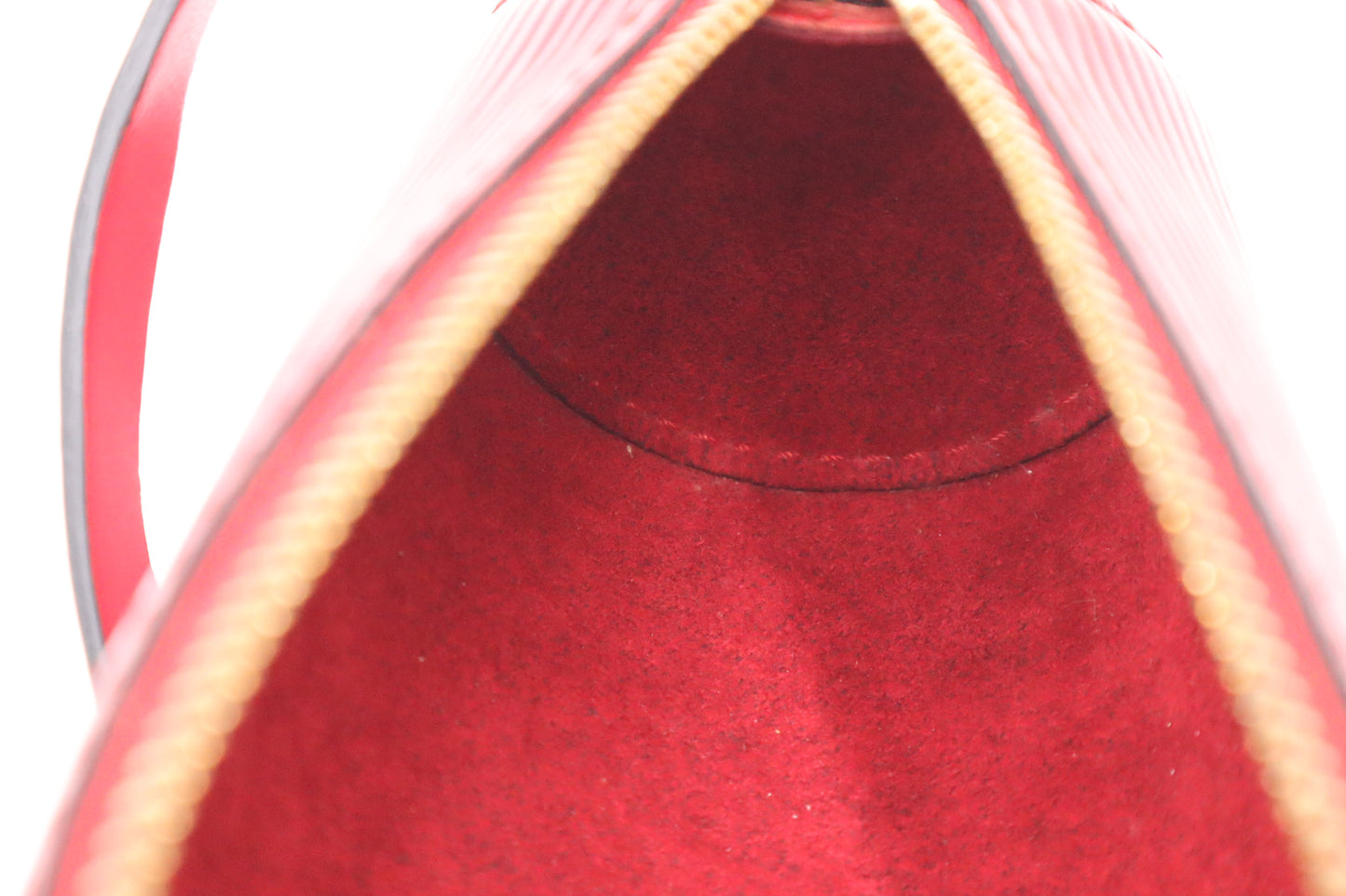 Louis Vuitton Paillon Pouch in Red Epi Leather