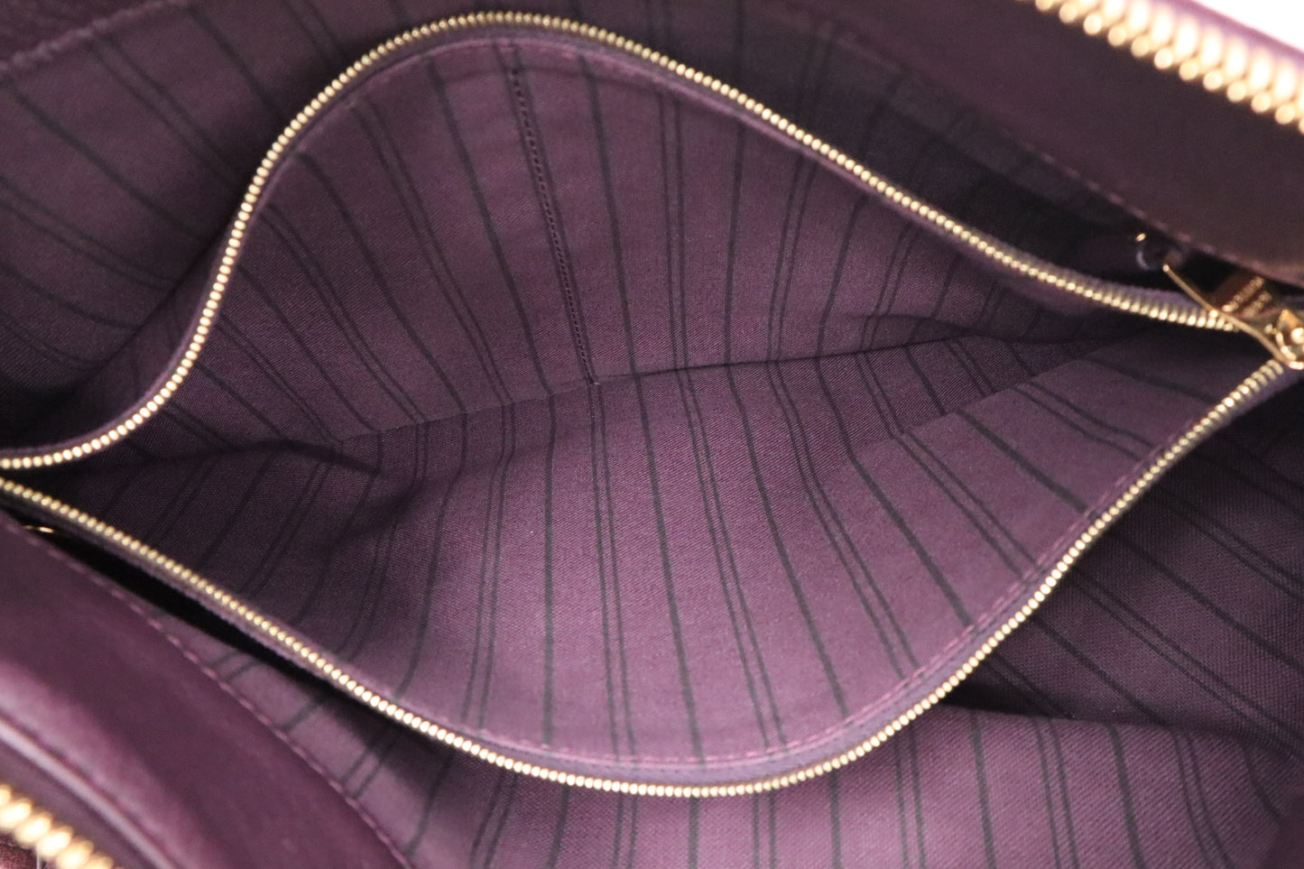 Louis Vuitton Audacieuse in Purple Empreinte Leather