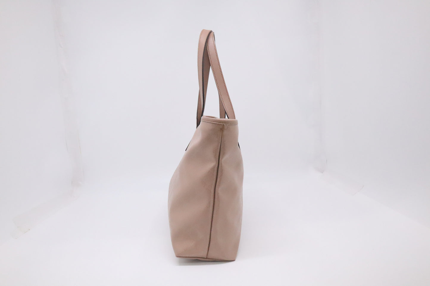 Gucci Inprime Tote in Pink Coated Canvas