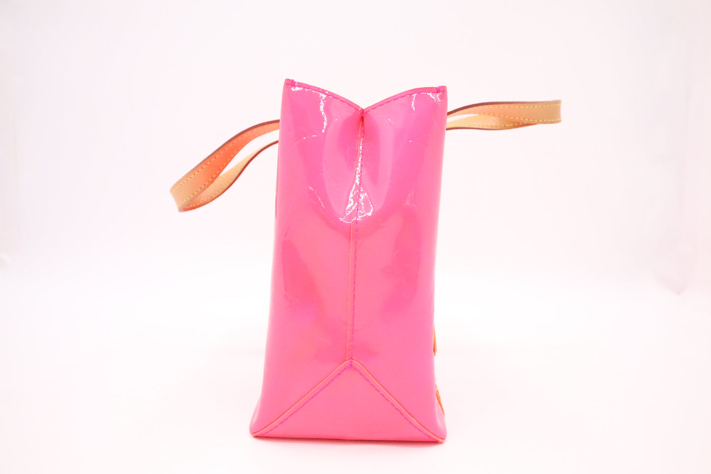 Louis Vuitton x Robert Wilson Reade PM in Pink & Orange Vernis Leather
