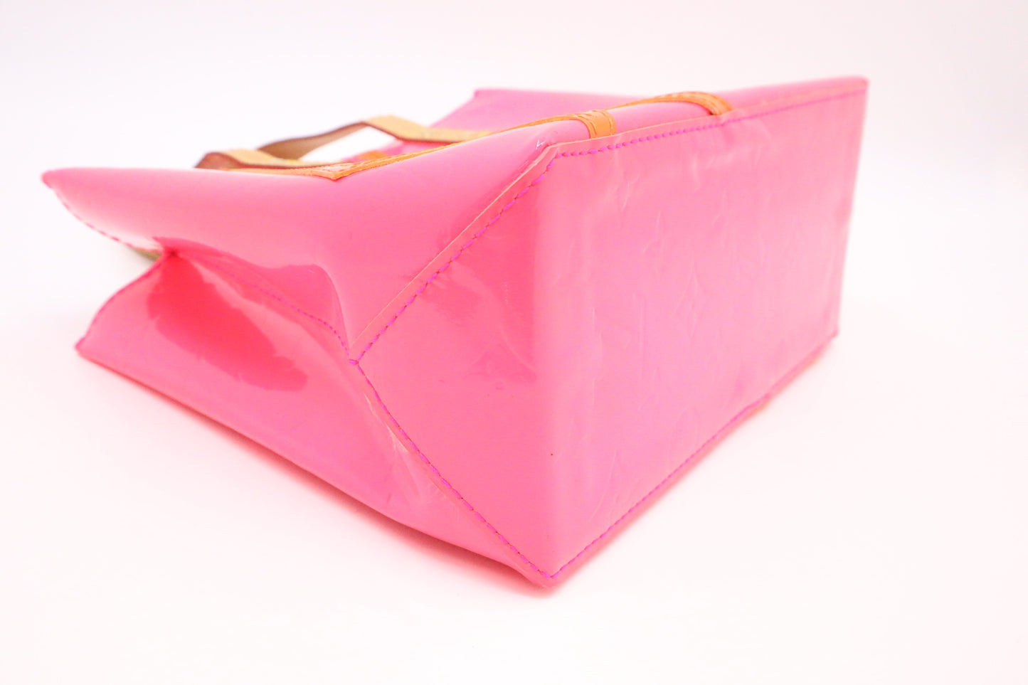 Louis Vuitton x Robert Wilson Reade PM in Pink & Orange Vernis Leather