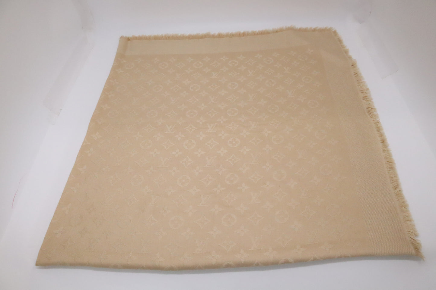 Louis Vuitton Scarf in Beige Monogram