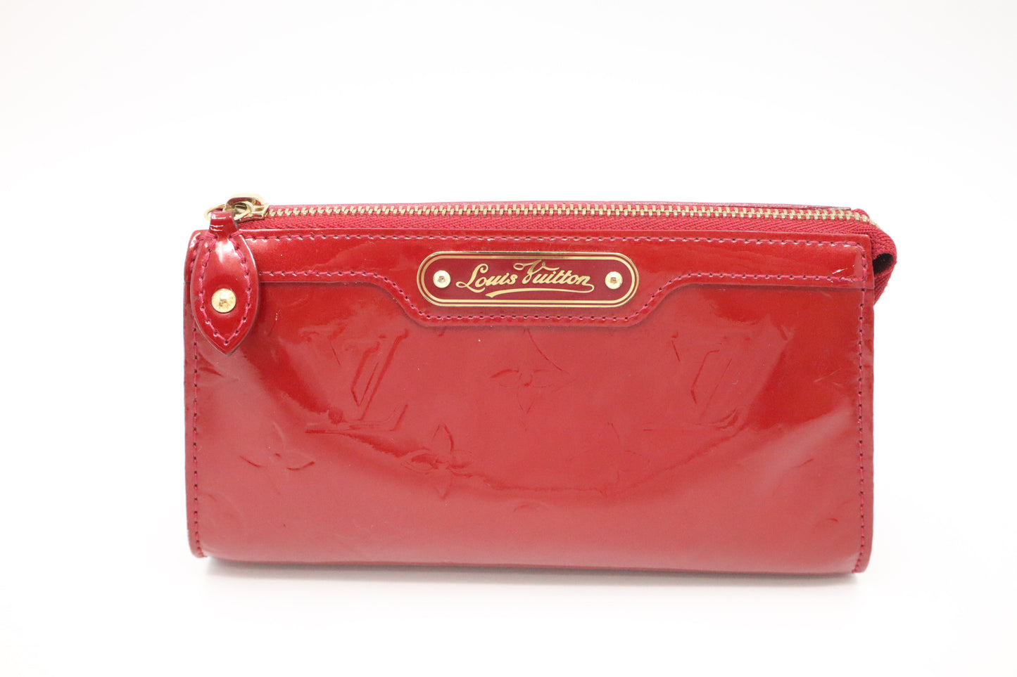 Louis Vuitton Trousee Cosmetics Pouch in Pomme D`Amour Vernis Leather