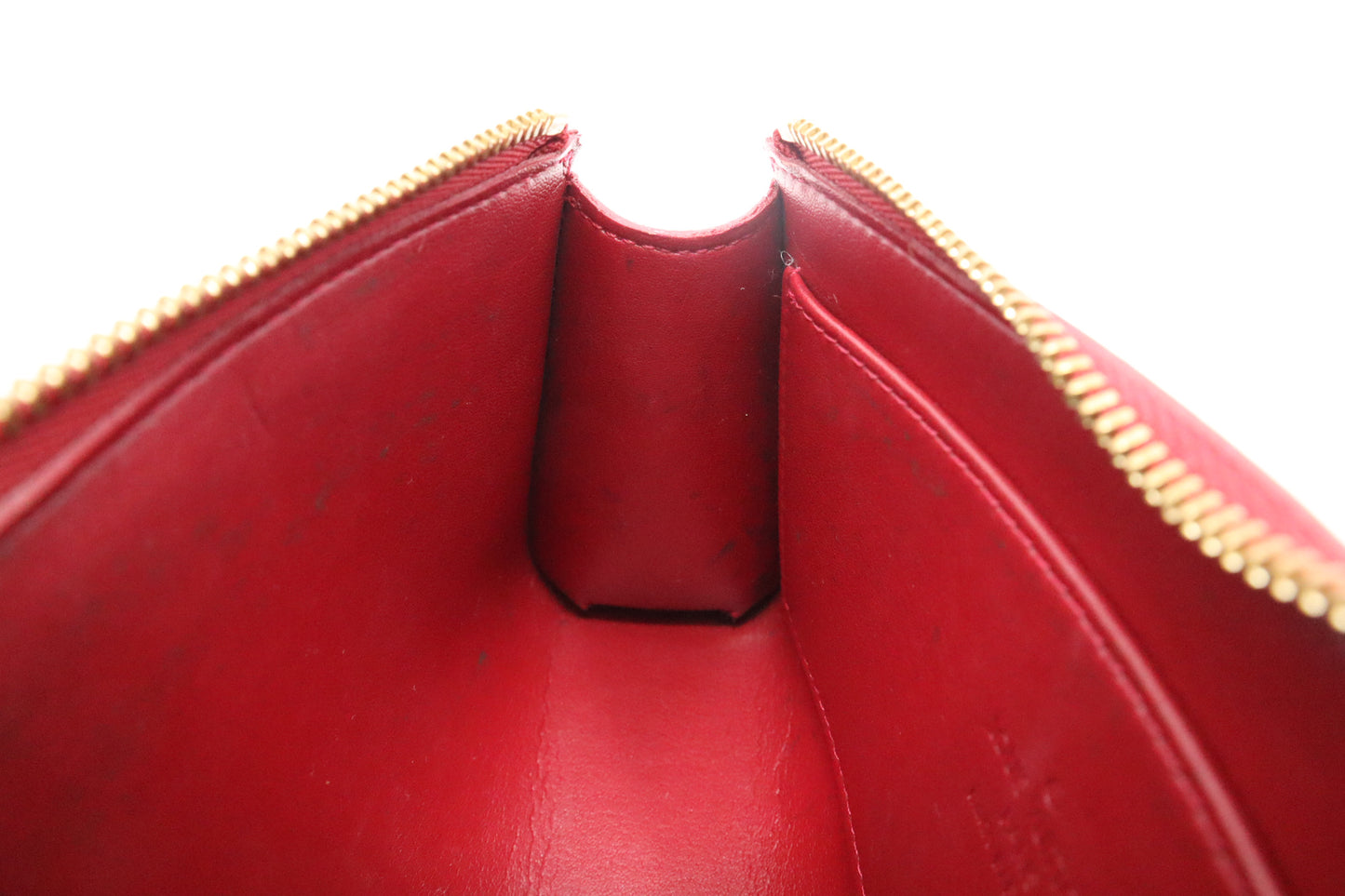 Louis Vuitton Trousee Cosmetics Pouch in Pomme D`Amour Vernis Leather