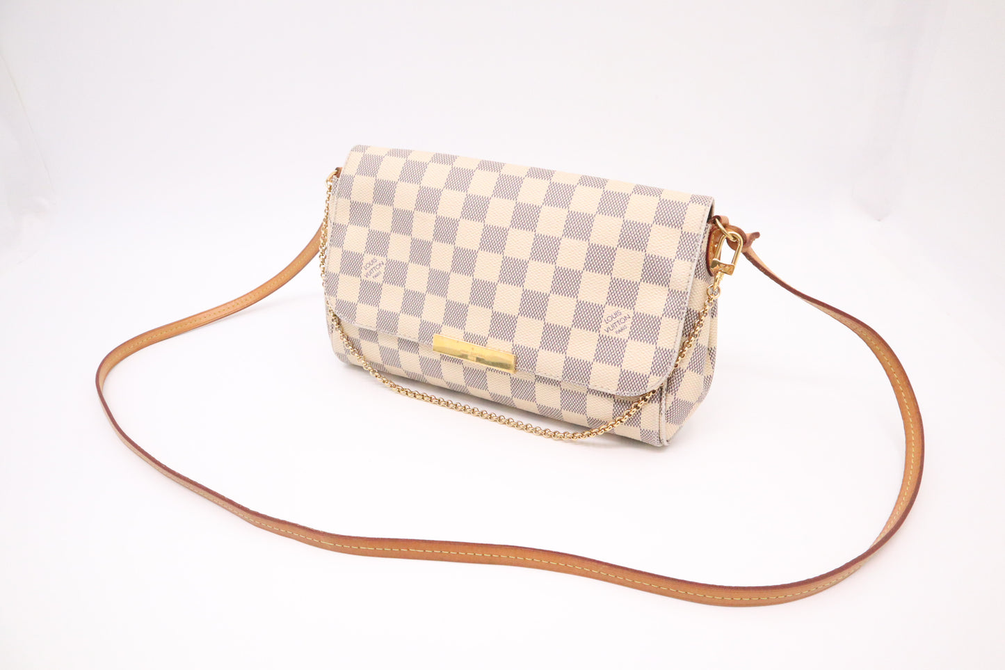 Louis Vuitton Favorite MM in Damier Azur Canvas