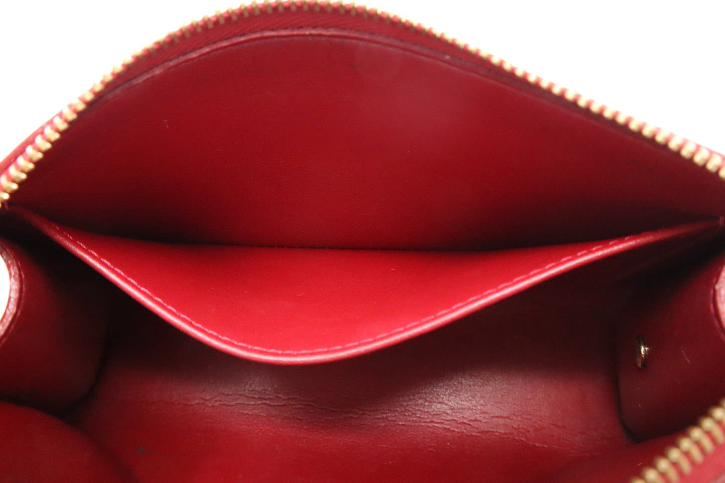Louis Vuitton Trousee Cosmetics Pouch in Pomme D`Amour Vernis Leather