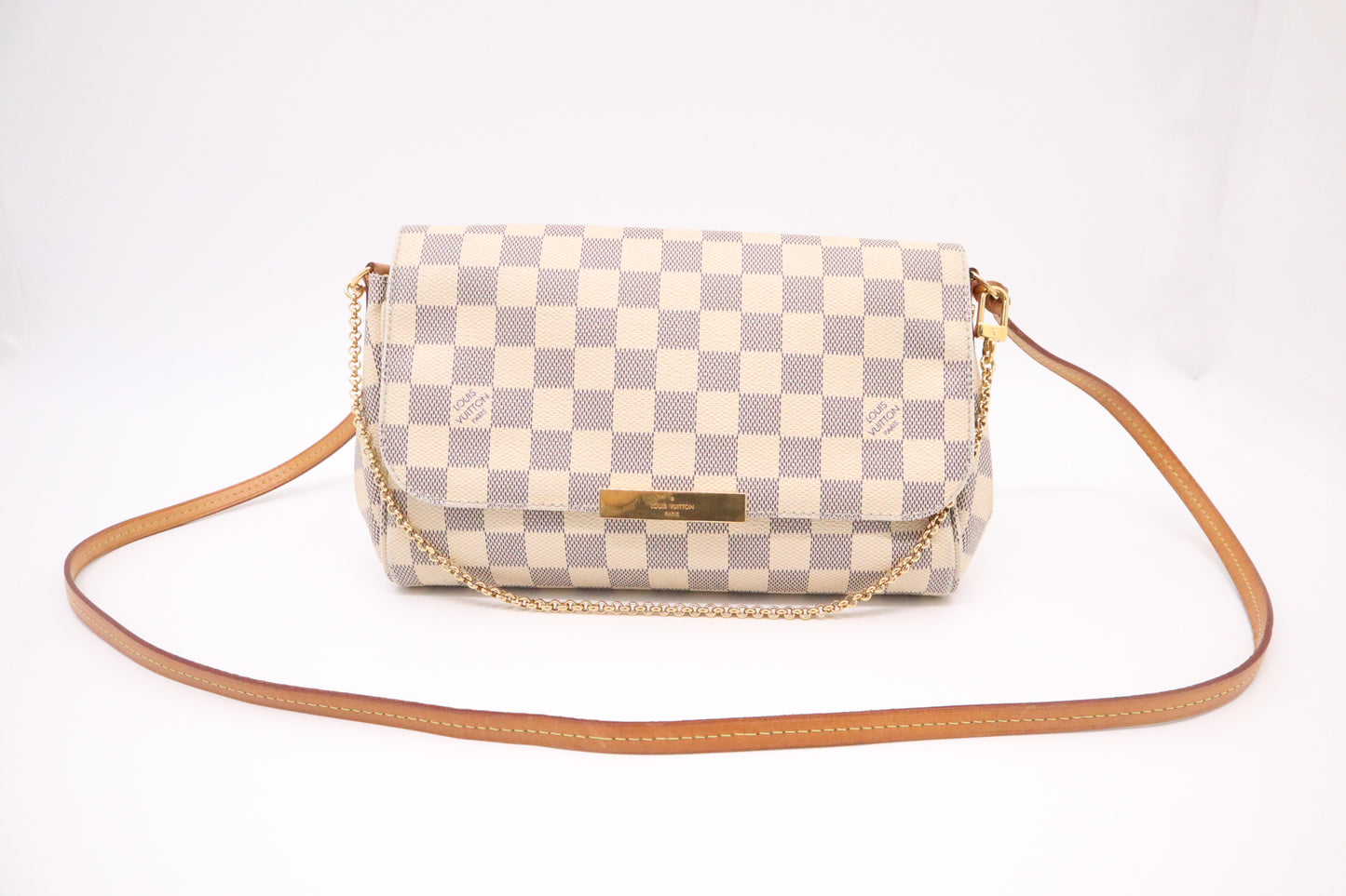 Louis Vuitton Favorite MM in Damier Azur Canvas