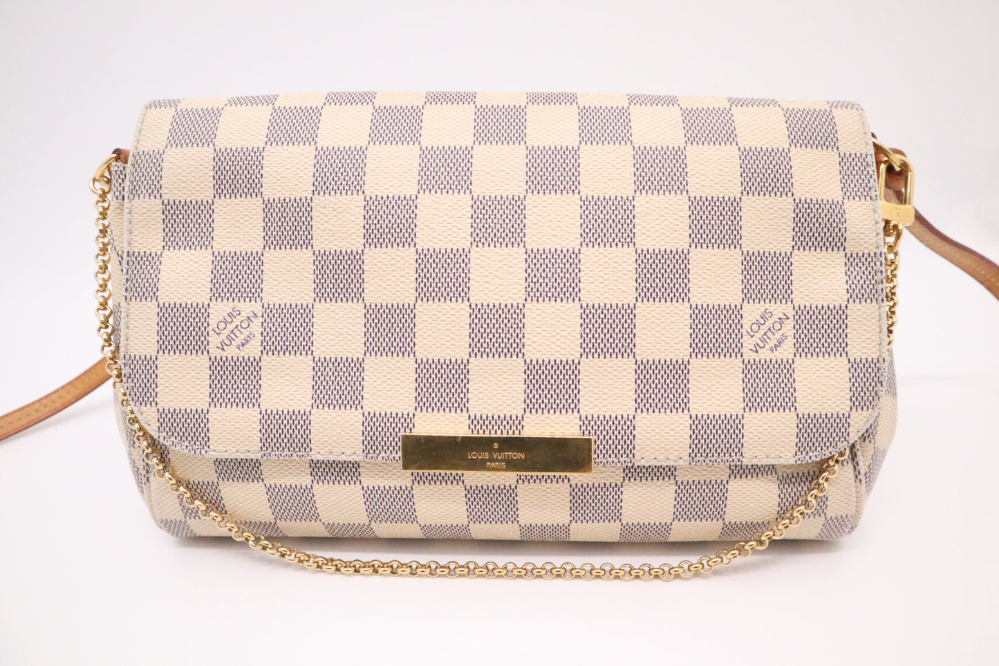 Louis Vuitton Favorite MM in Damier Azur Canvas