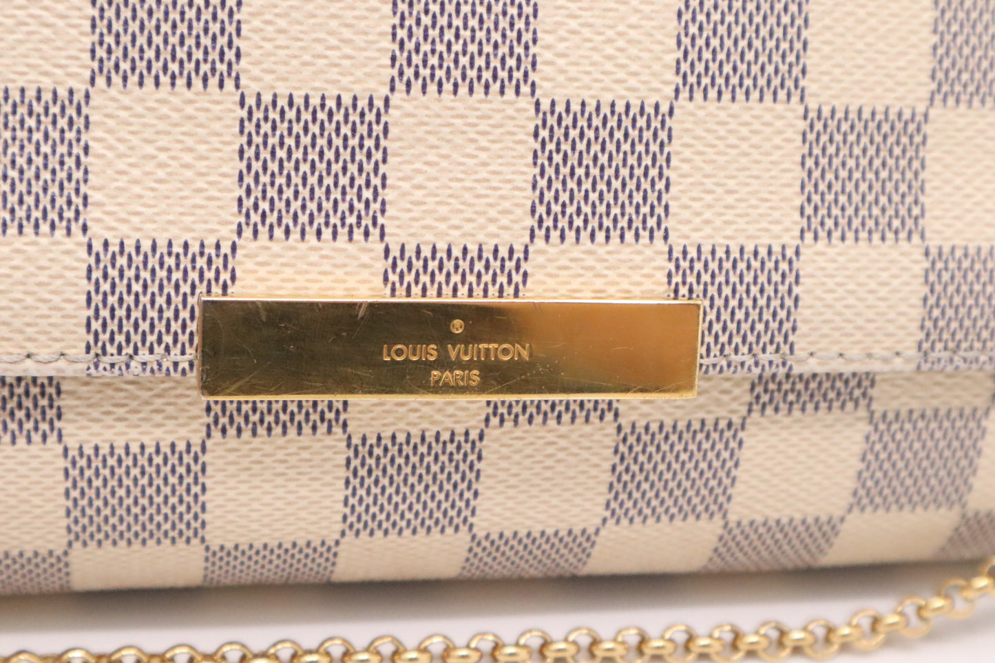 Louis Vuitton Favorite MM in Damier Azur Canvas