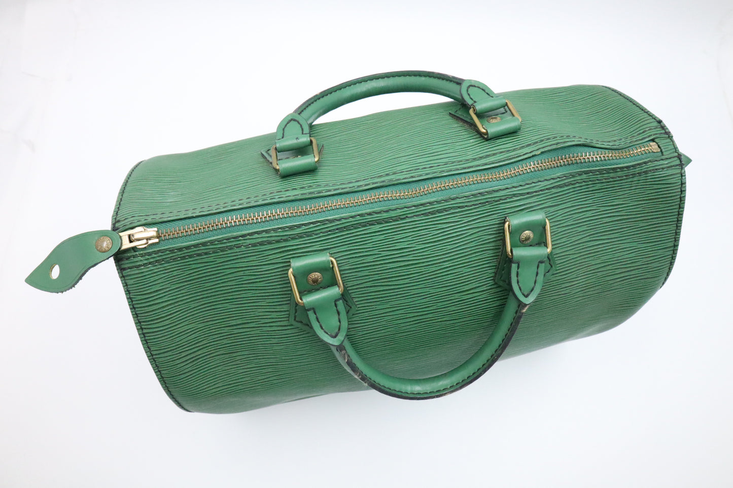 Louis Vuitton Speedy 30 in Green Epi Leather