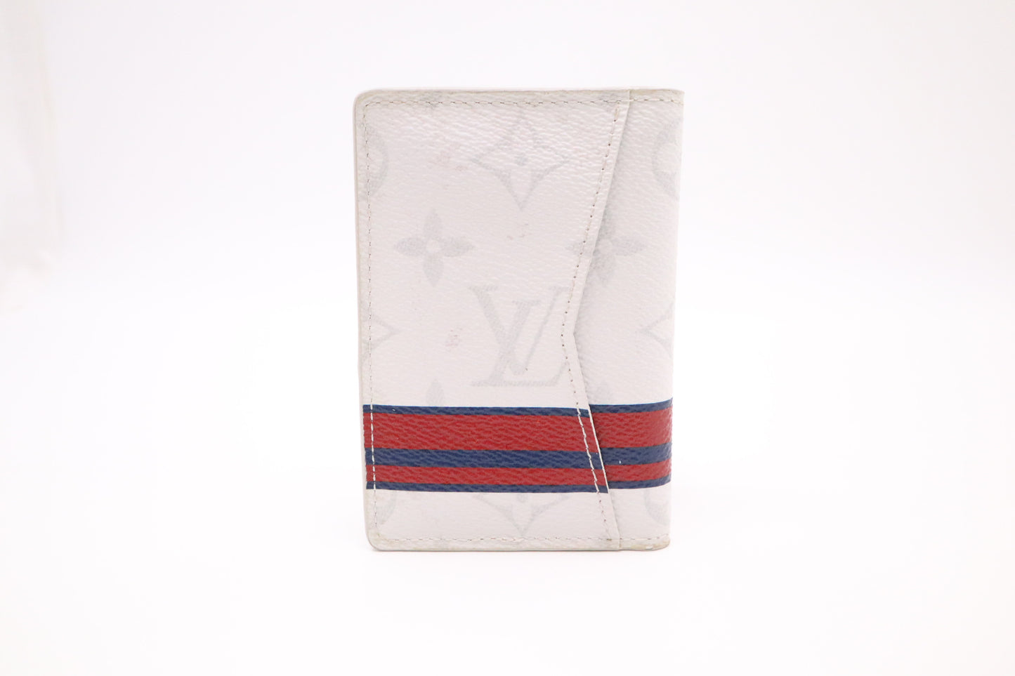 Louis Vuitton Card Case in White Monogram Canvas