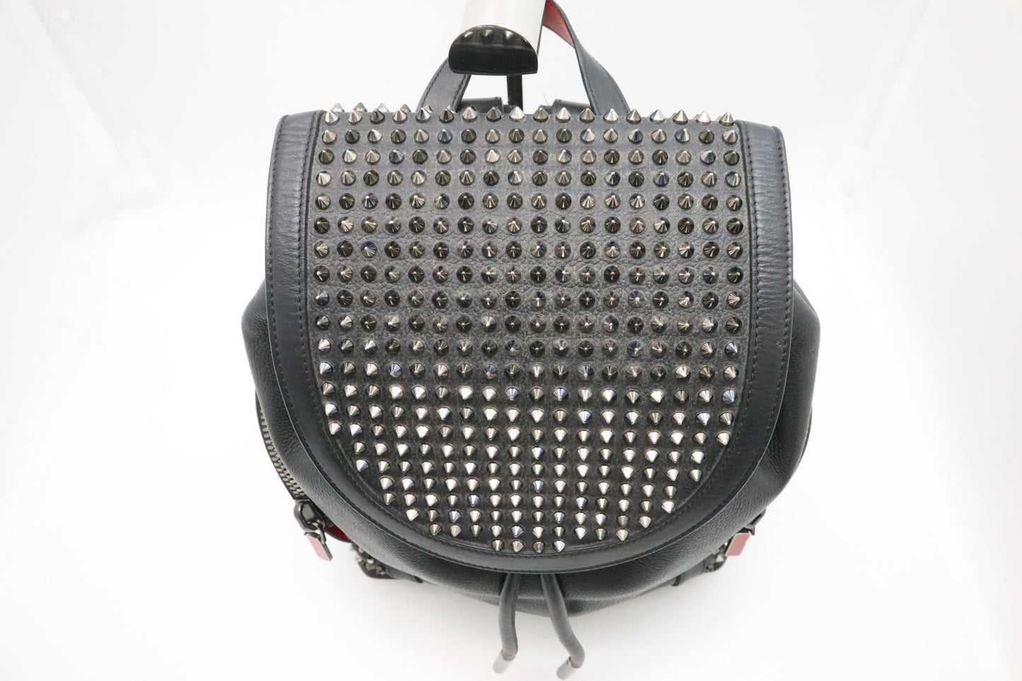 Louboutin Backpack in Black Studded Leather