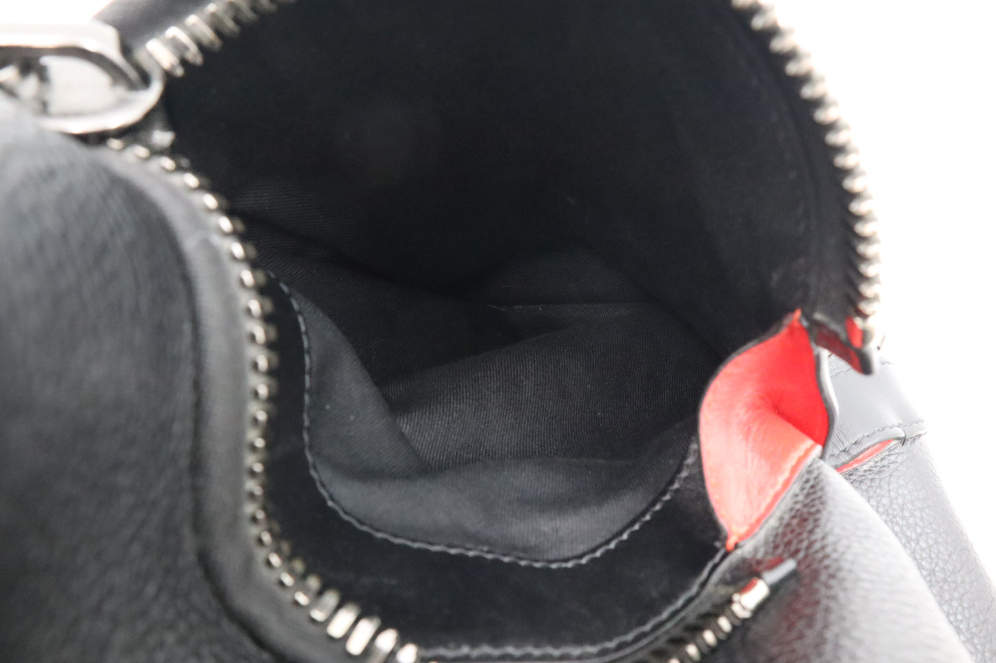 Louboutin Backpack in Black Studded Leather