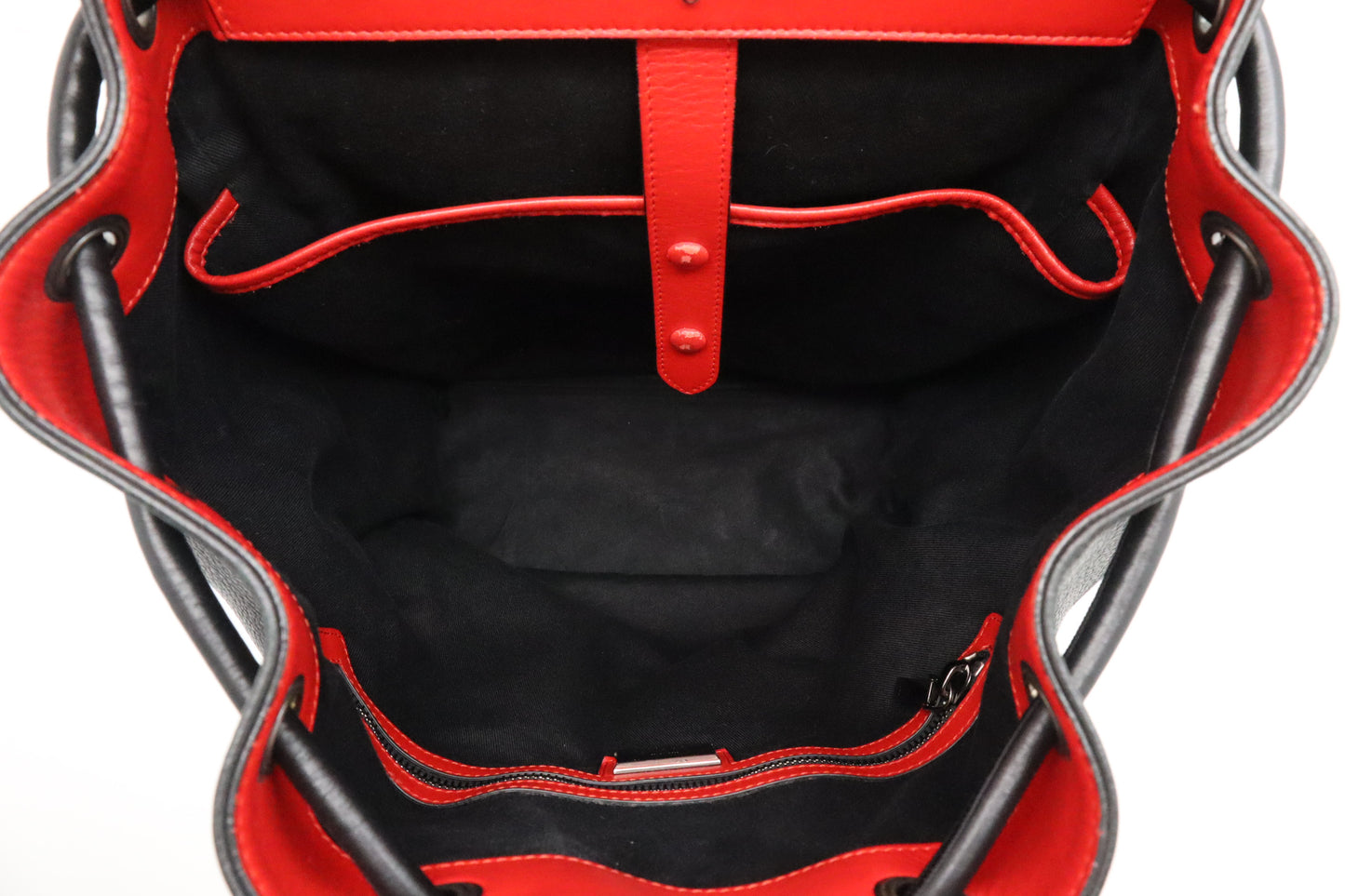Louboutin Backpack in Black Studded Leather