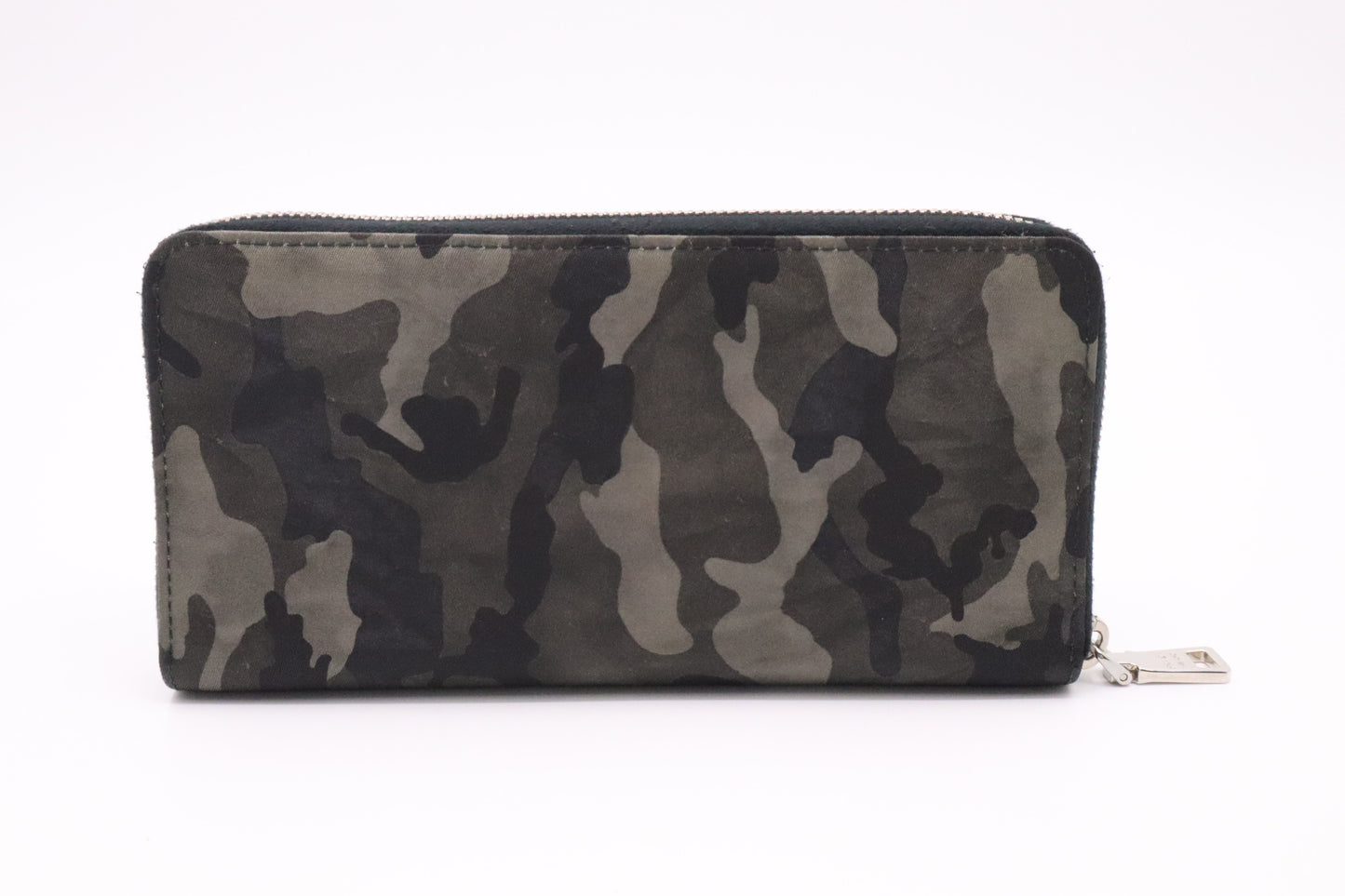 Prada Dragon Long Zippy Wallet in Dark Camouflage Nylon