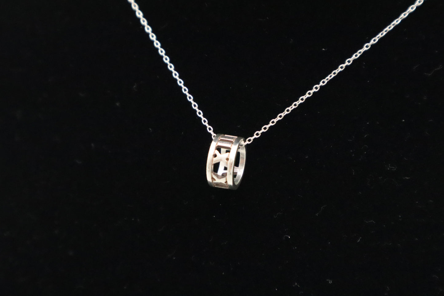 Tiffany & Co. Atlas Ring Necklace in Sterling Silver