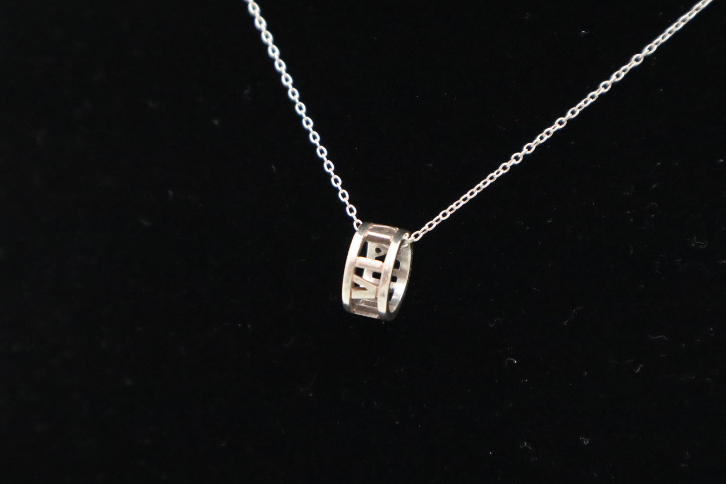 Tiffany & Co. Atlas Ring Necklace in Sterling Silver