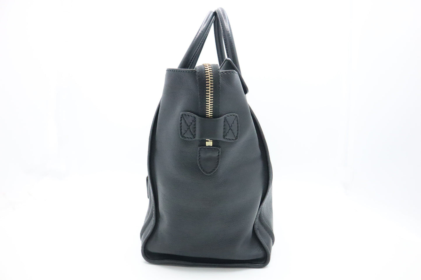 Celine Mini Luggage in Black Leather