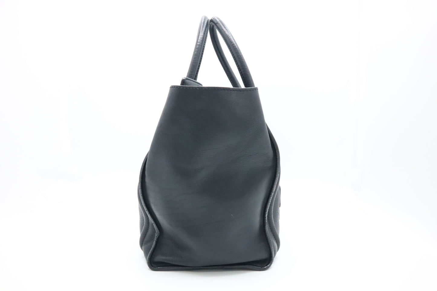 Celine Mini Luggage in Black Leather