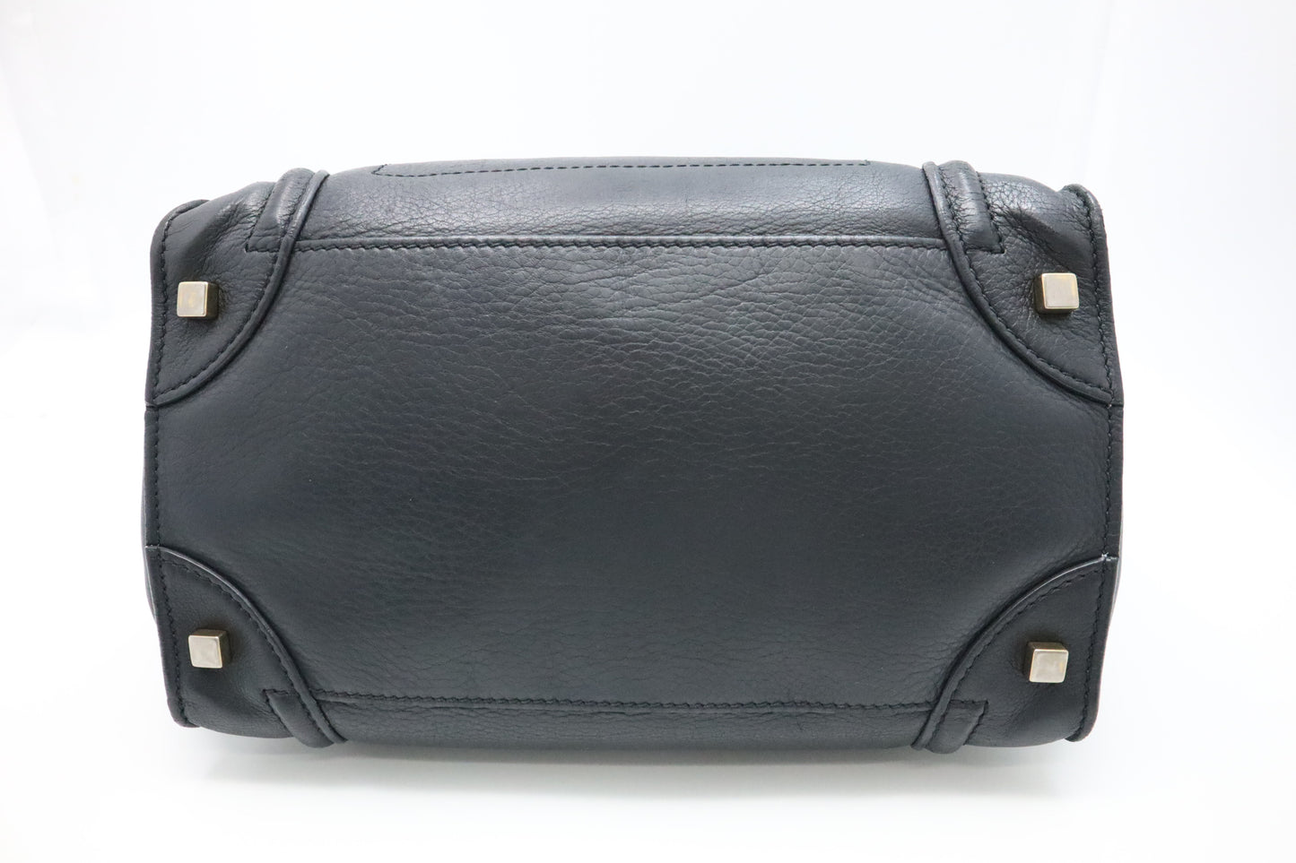 Celine Mini Luggage in Black Leather