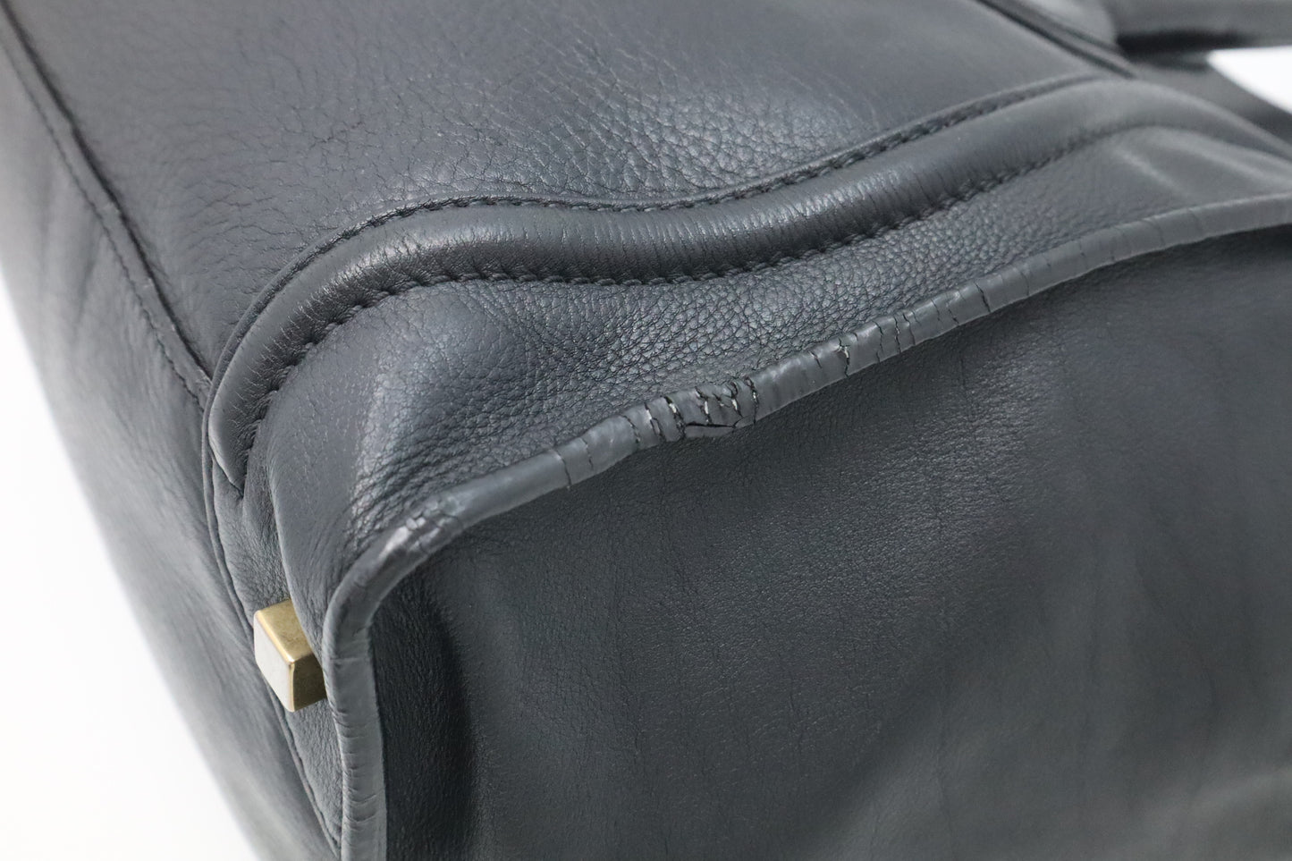 Celine Mini Luggage in Black Leather