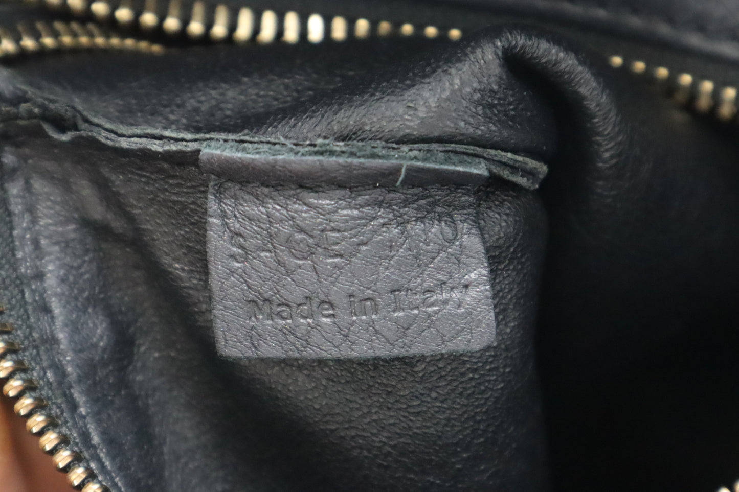 Celine Mini Luggage in Black Leather