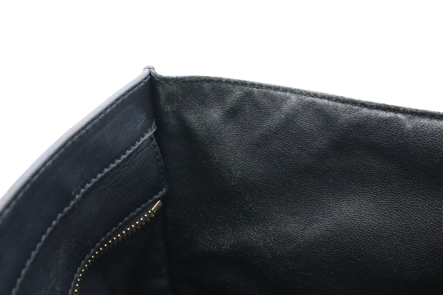 Celine Mini Luggage in Black Leather