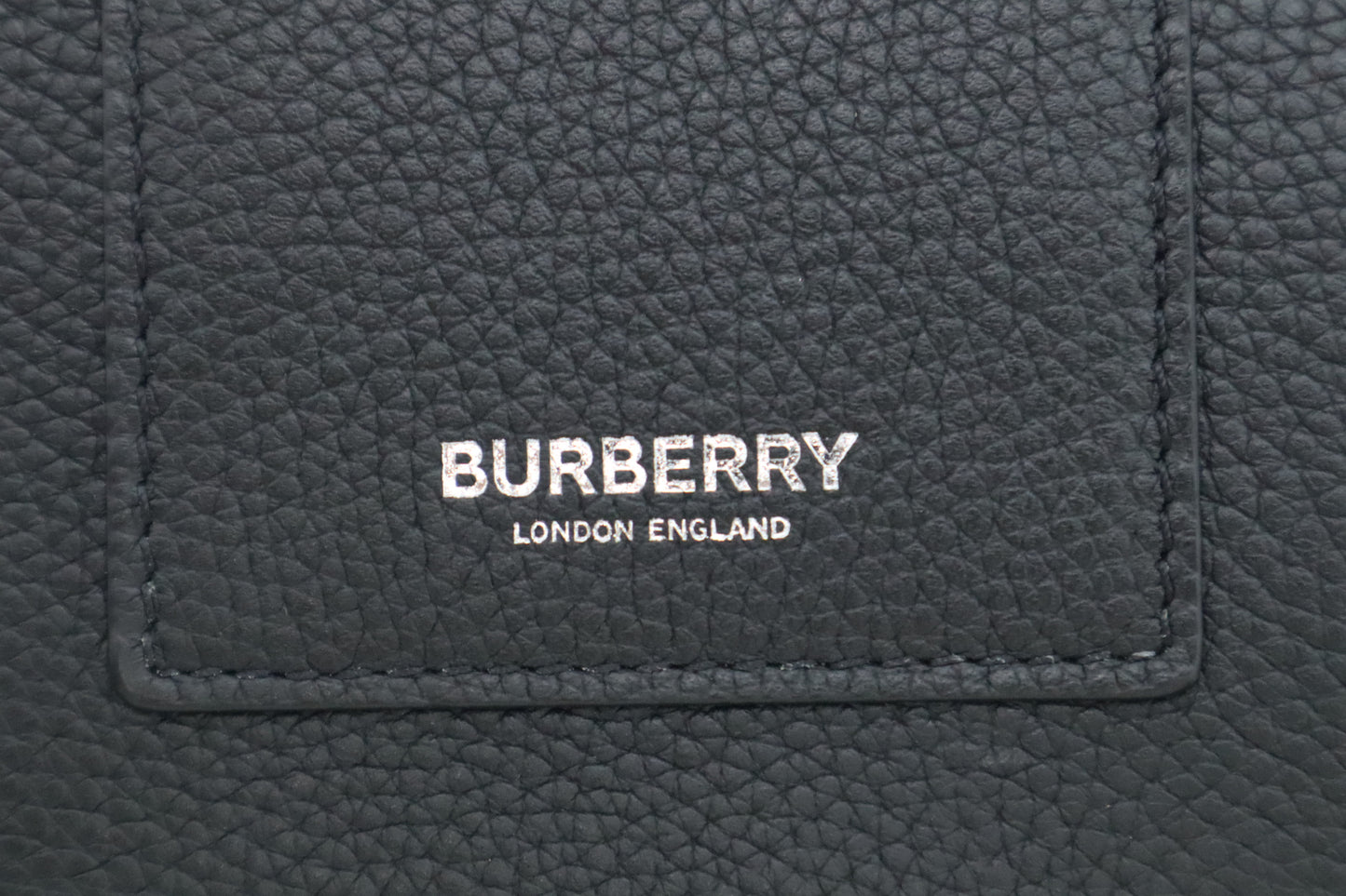 Burberry Phone Bag in Black Leather