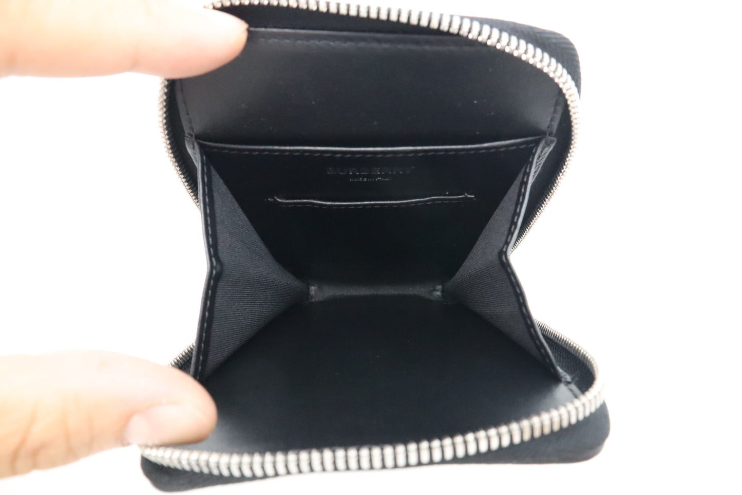 Burberry Phone Bag in Black Leather