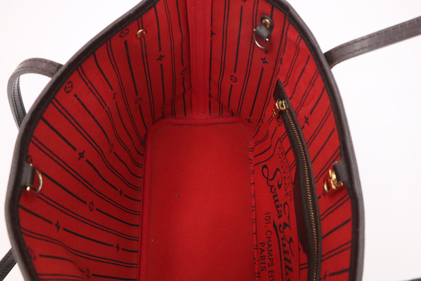 Louis Vuitton Neverfull PM in Damier Ebene Canvas