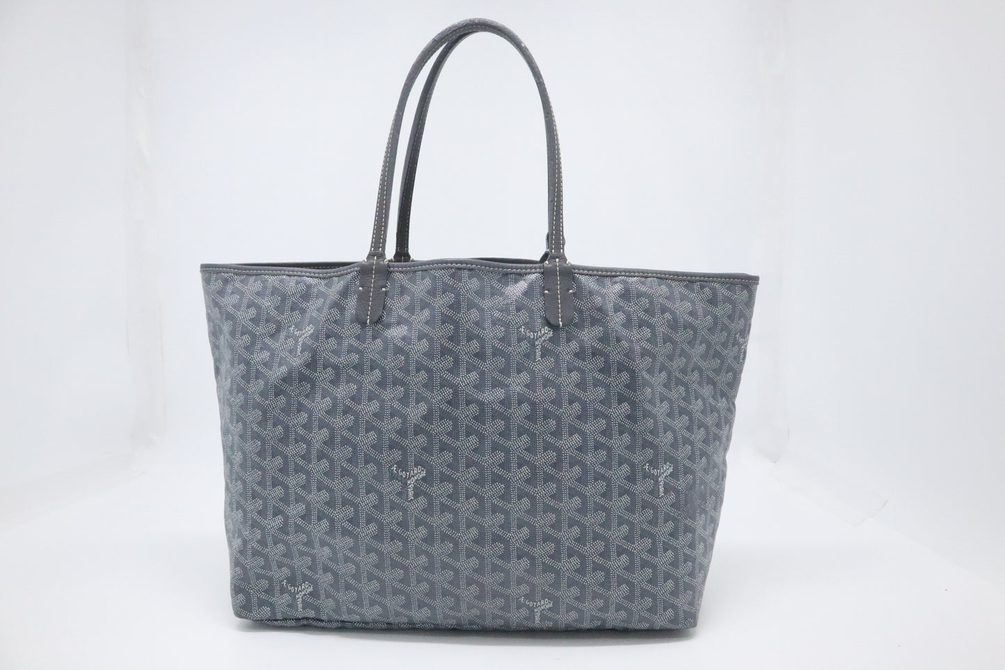 Goyard Saint Louis PM in Grey Goyardine Canvas