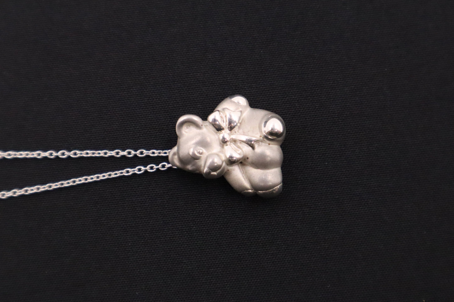 Tiffany & Co. Teddy Bear Necklace in Sterling Silver