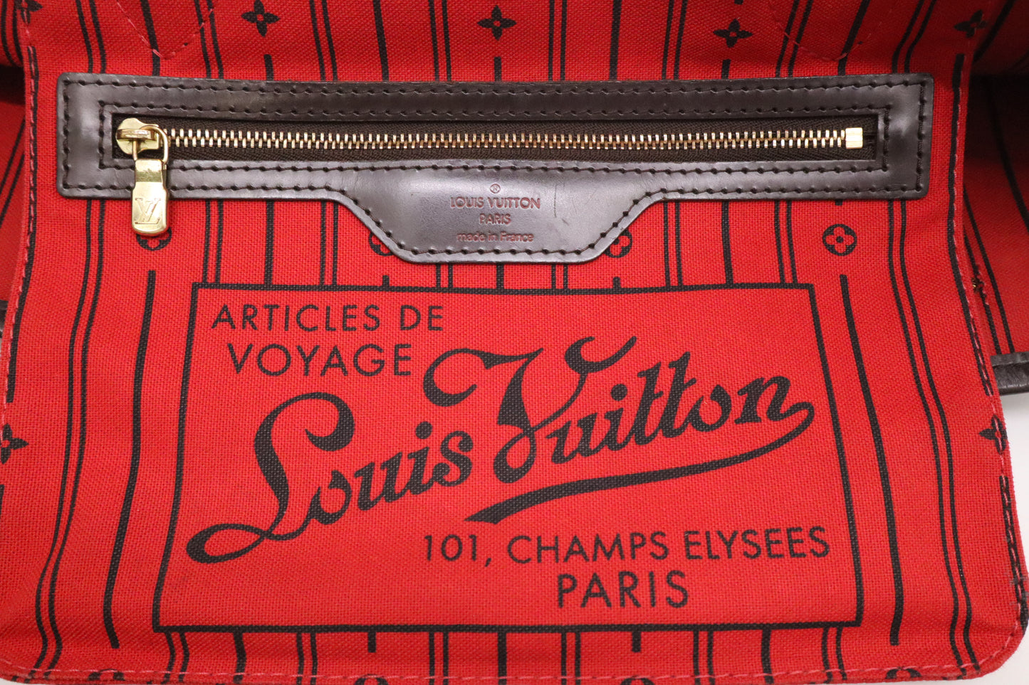 Louis Vuitton Neverfull PM in Damier Ebene Canvas