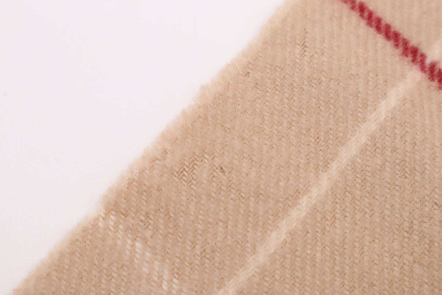 Burberry Scarf in Beige Checked New Wool