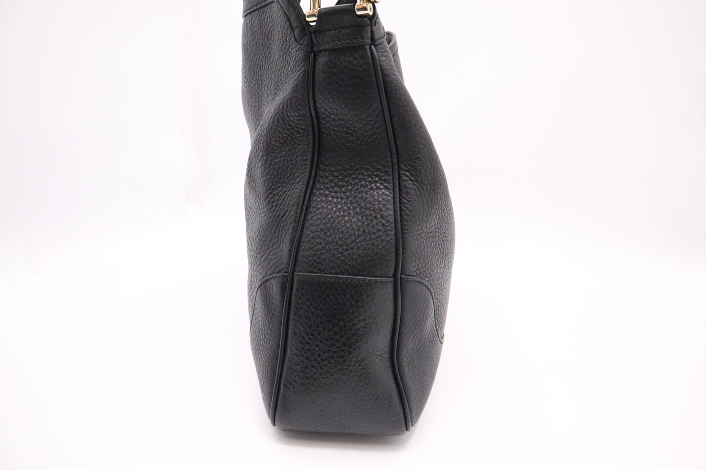Gucci Bamboo 2-Way Tote in Black Leather