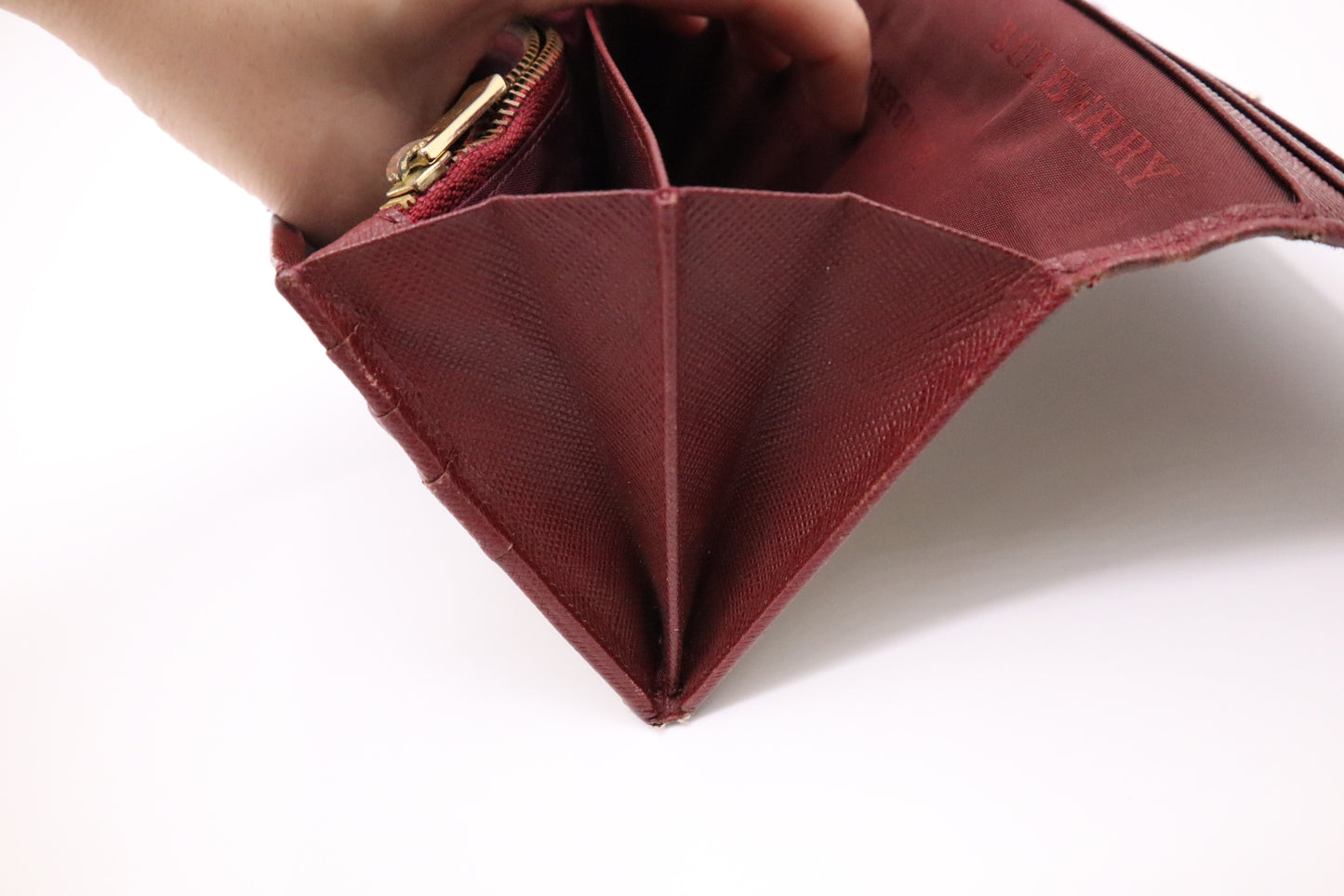 Burberry Bifold Long Wallet in Nova Check Canvas