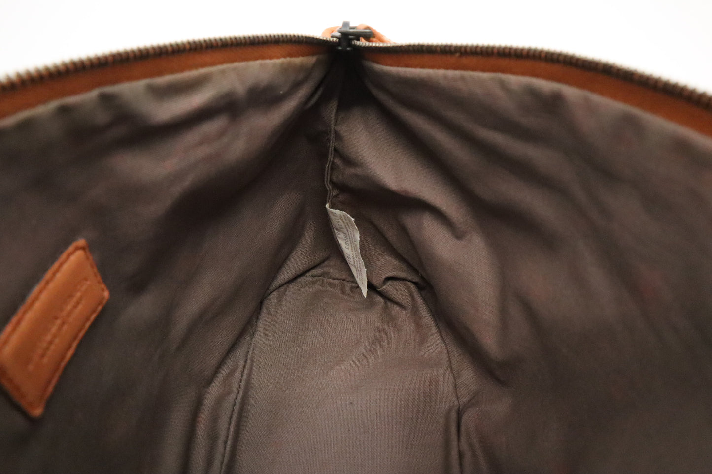 Bottega Pouch in Orange Leather