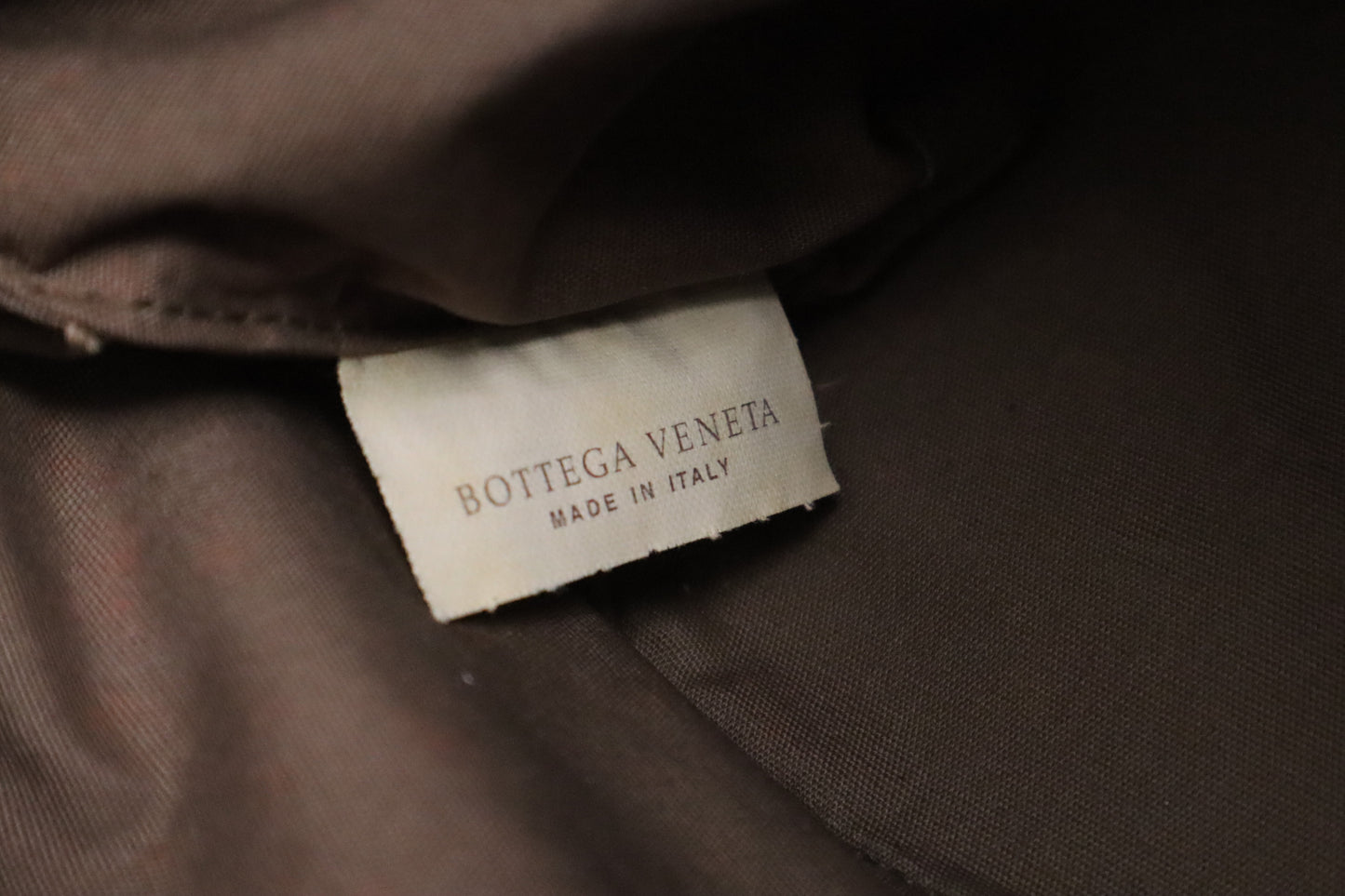 Bottega Pouch in Orange Leather