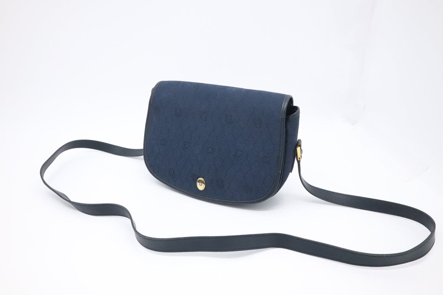 Dior Crossbody in Blue Honeycomb Canvas