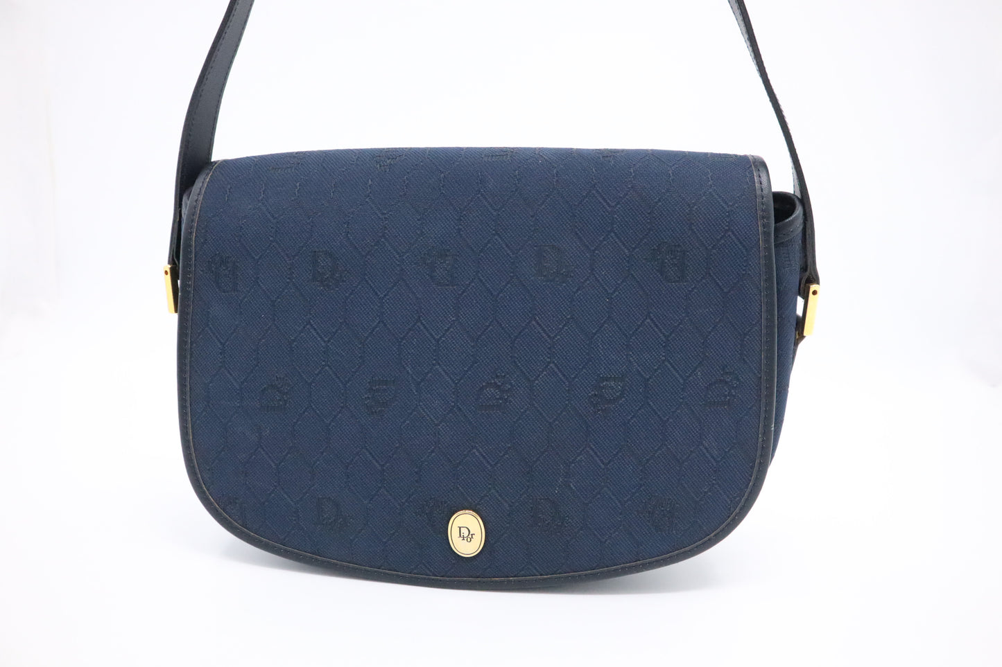 Dior Crossbody in Blue Honeycomb Canvas