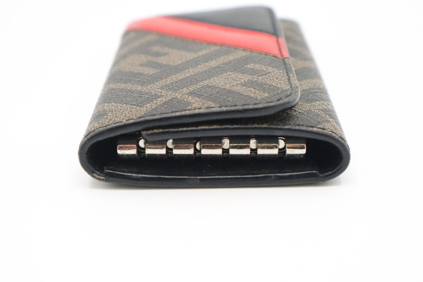 Fendi 6 Ring Key Case in Zucca Canvas