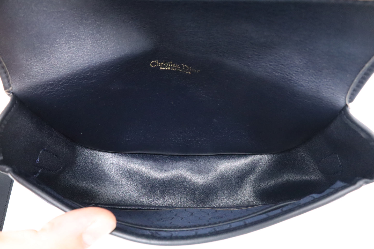 Dior Crossbody in Blue Honeycomb Canvas