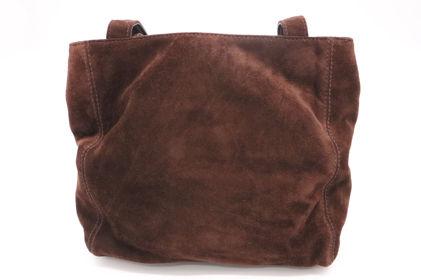 Chanel Tote Bag in Brown Suede Leather