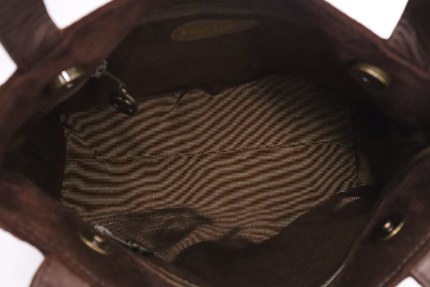 Chanel Tote Bag in Brown Suede Leather