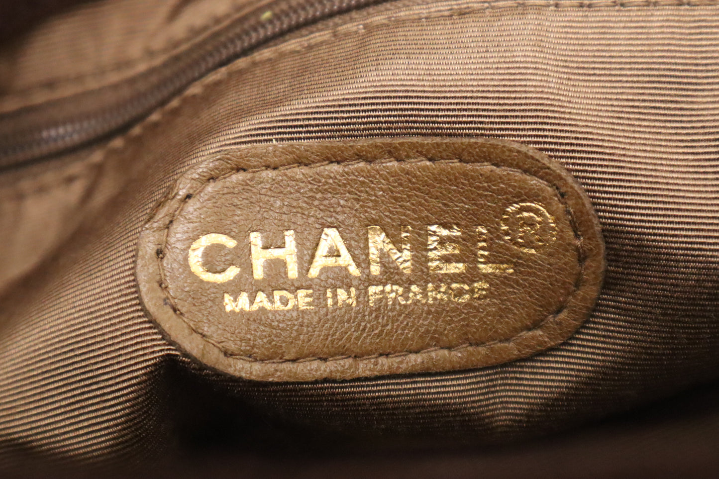 Chanel Tote Bag in Brown Suede Leather