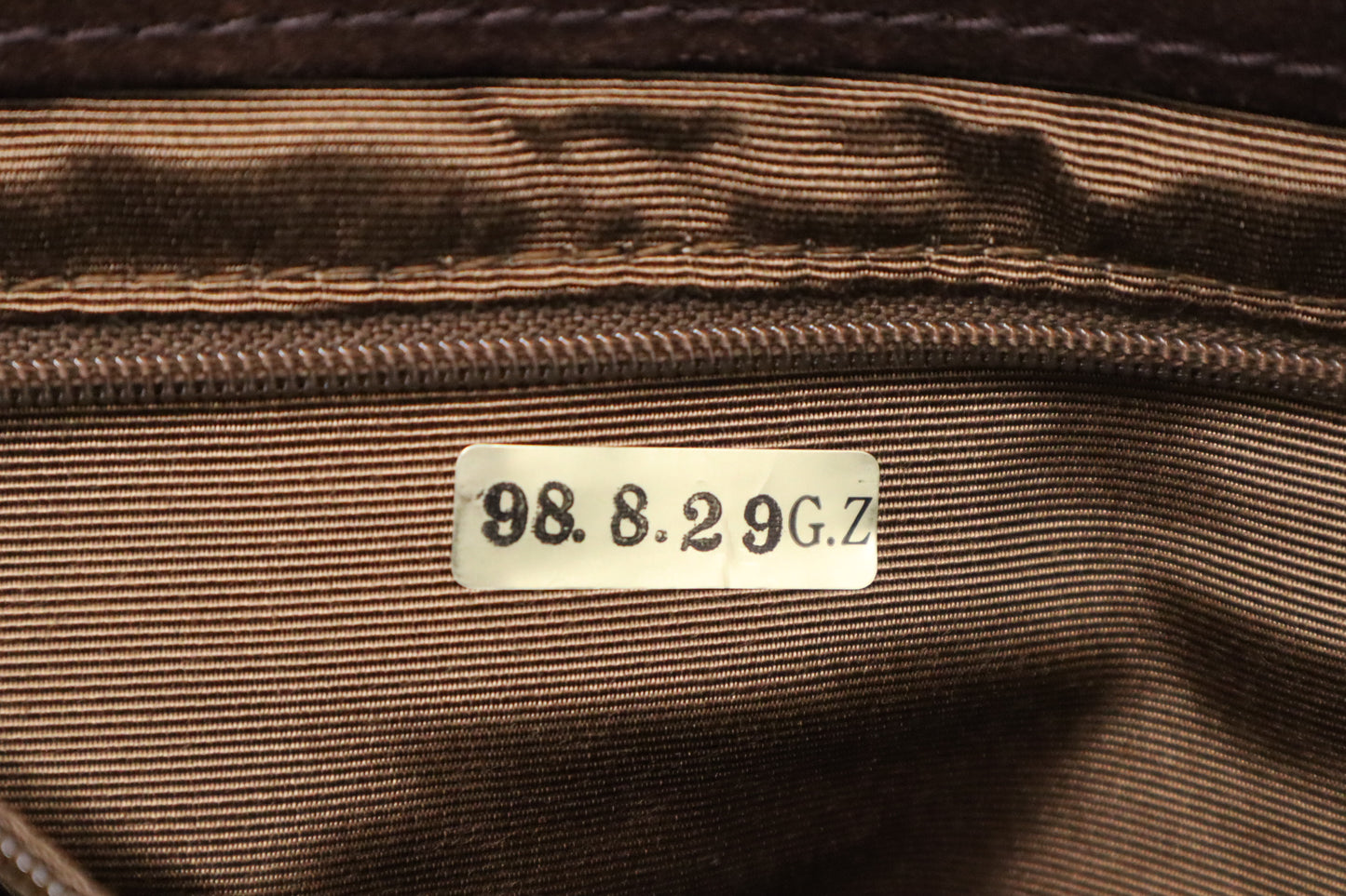 Chanel Tote Bag in Brown Suede Leather
