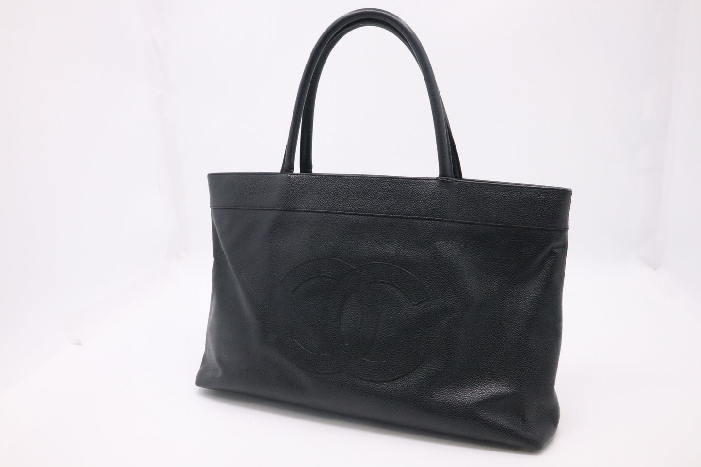 Chanel Tote in Black Caviar Leather