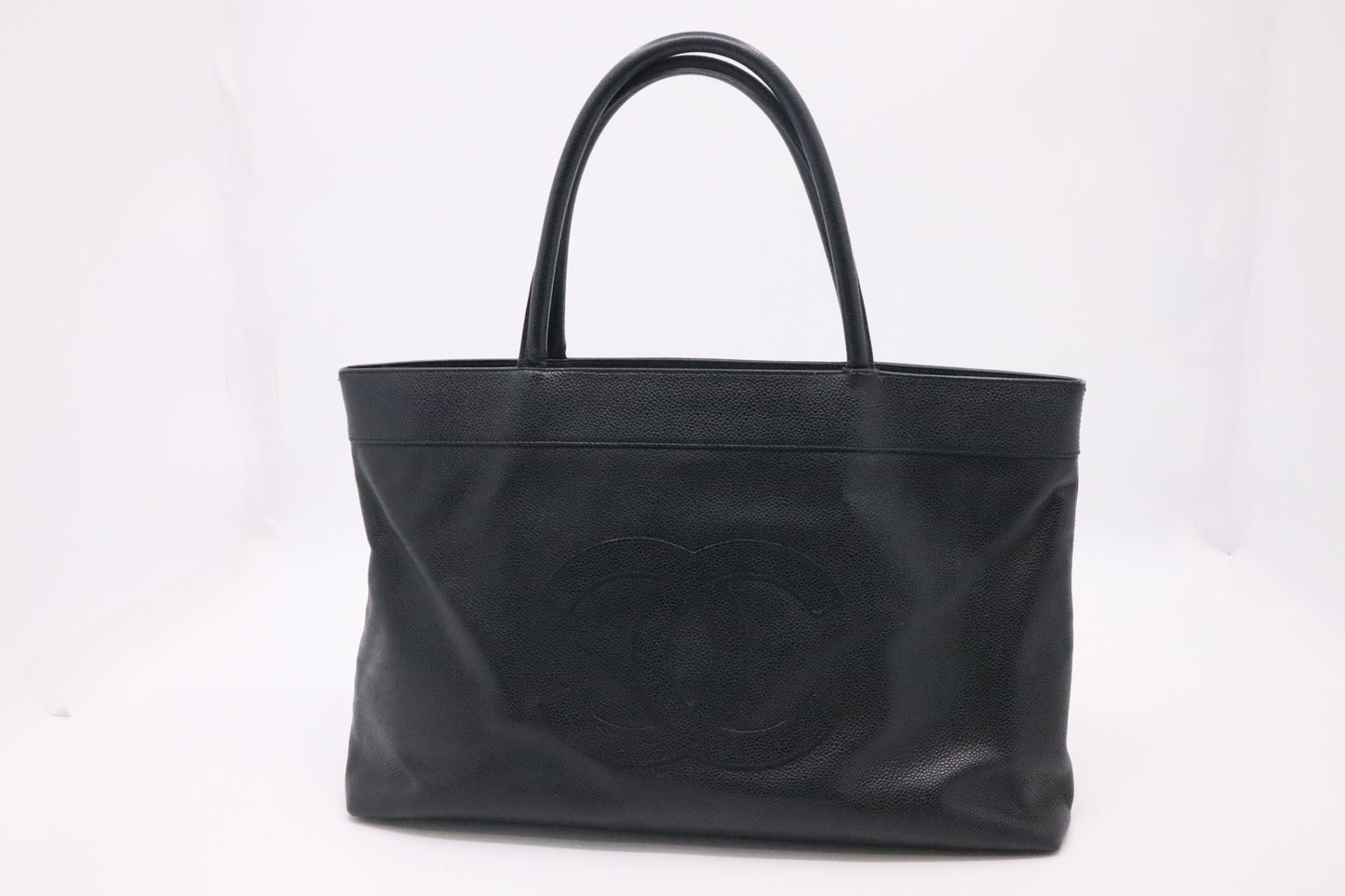 Chanel Tote in Black Caviar Leather