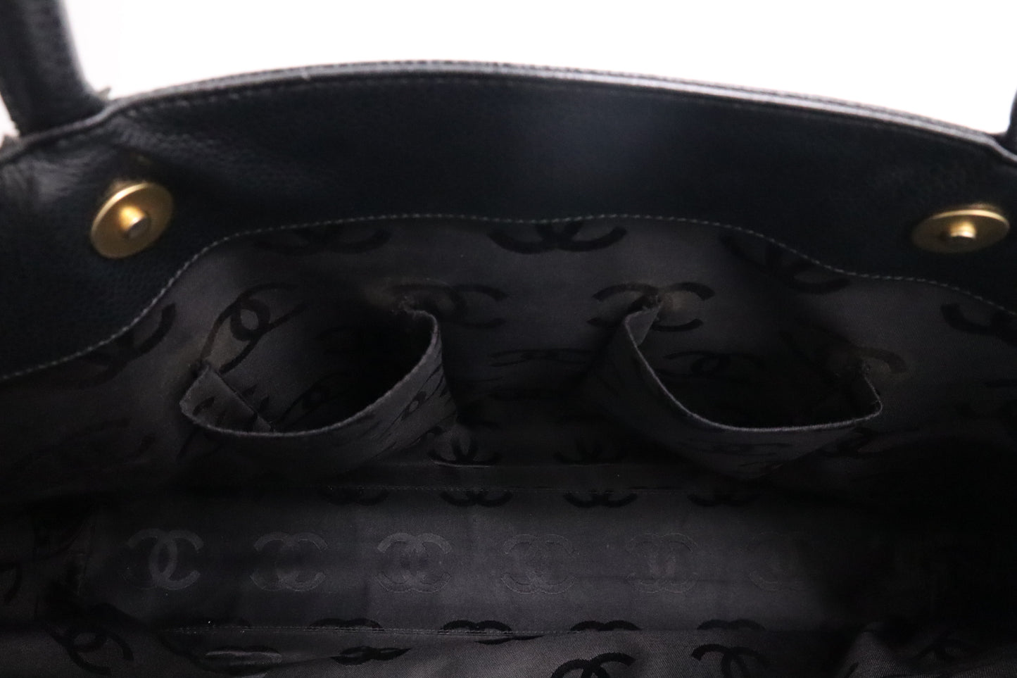 Chanel Tote in Black Caviar Leather