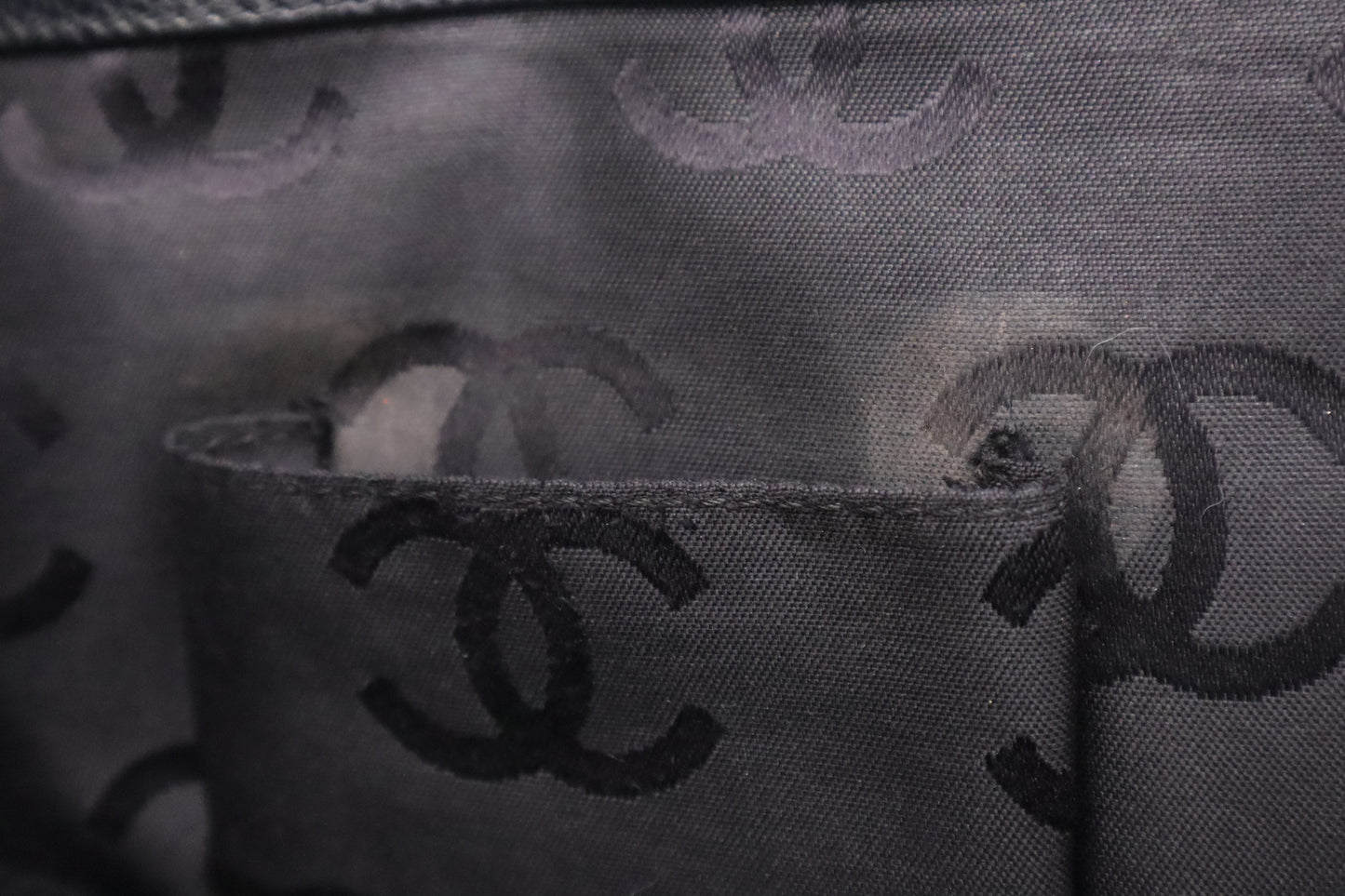 Chanel Tote in Black Caviar Leather